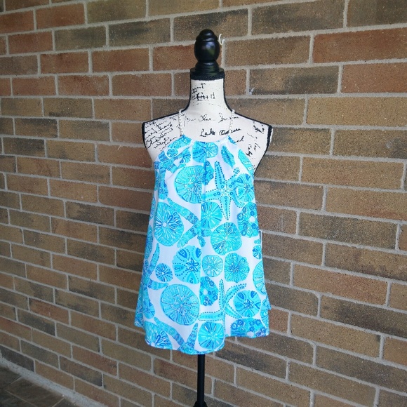 Lilly Pulitzer for Target Tops - Lilly Pulitzer Sea Urchin For You Halter Top